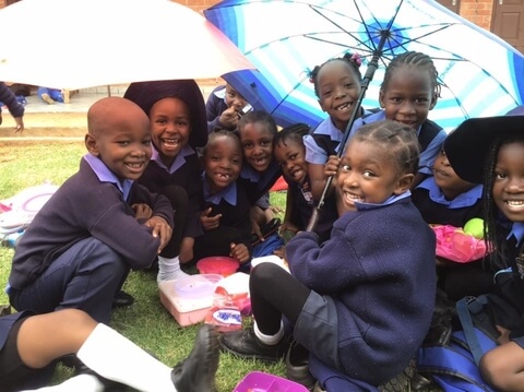 Happy Children at Anderson Primary School