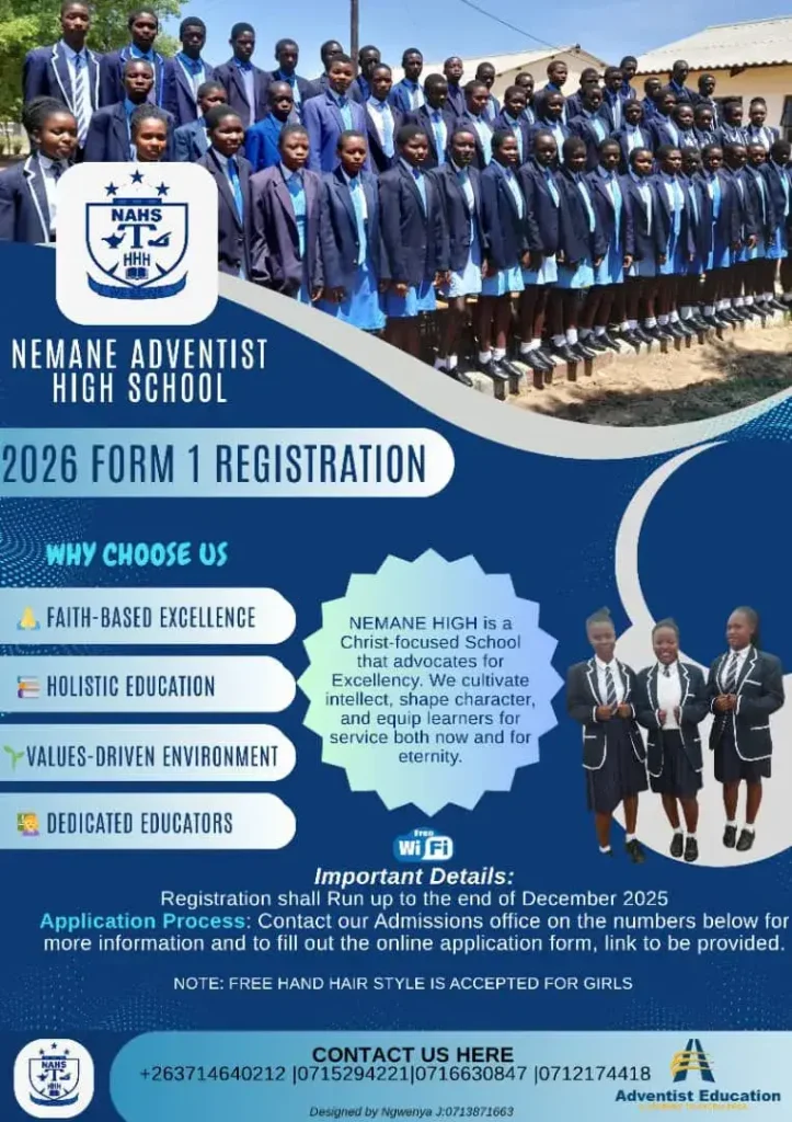 Nemane High Form 1 2026 registration