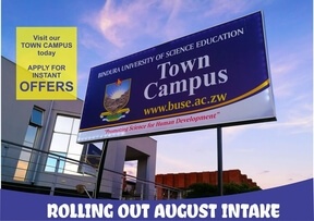 BINDURA UNIVERSITY OF SCIENCE EDUCATION 2021 Intake