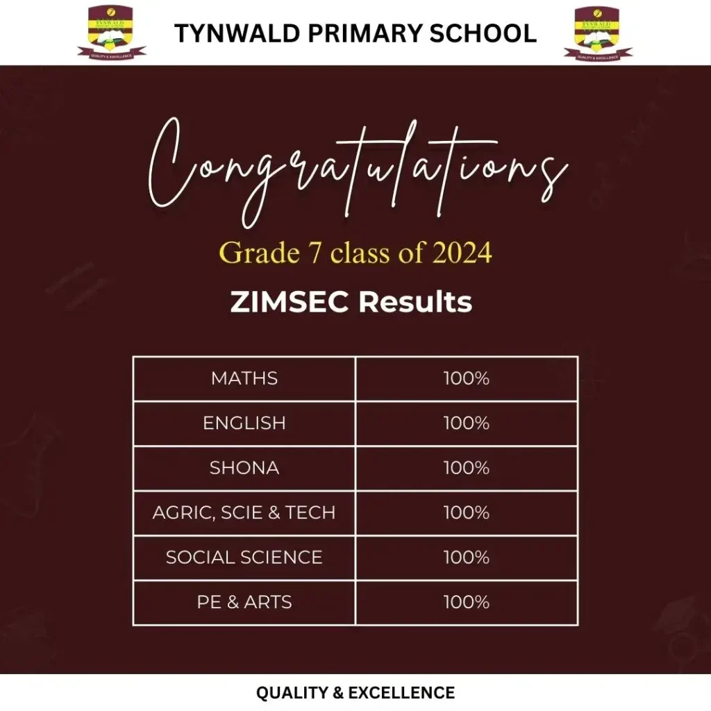 Tynwald Primary School pass rate